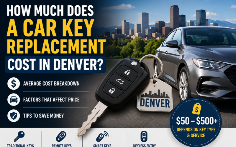 How Much Does a Car Key Replacement Cost in Denver?