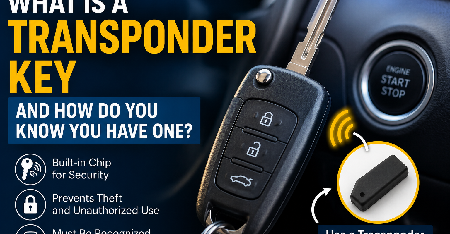 What Is a Transponder Key and How Do You Know You Have One?