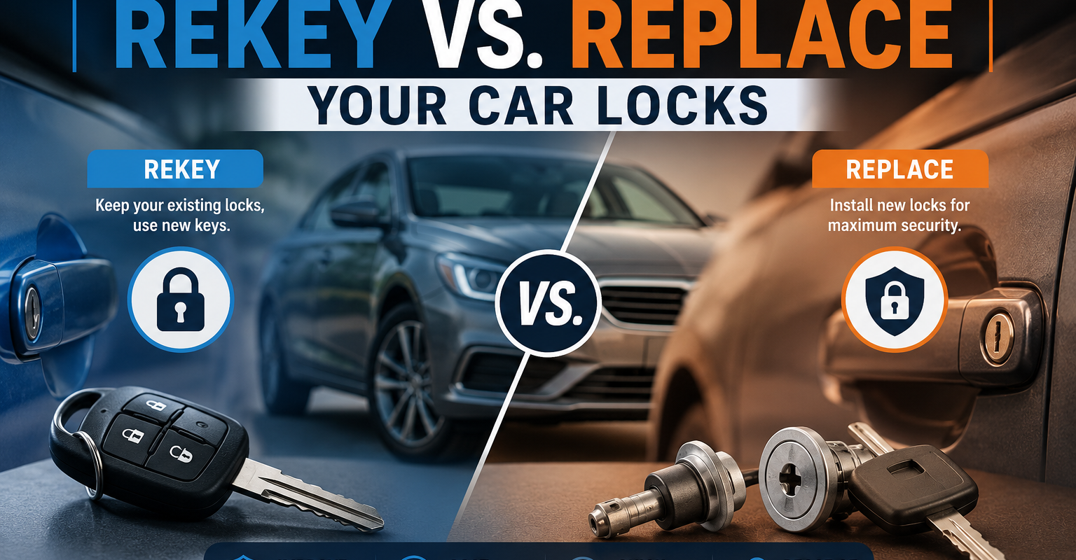 Rekey vs. Replace Your Car Locks