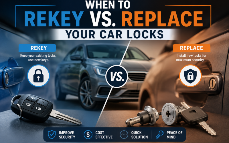 When to Rekey vs. Replace Your Car Locks