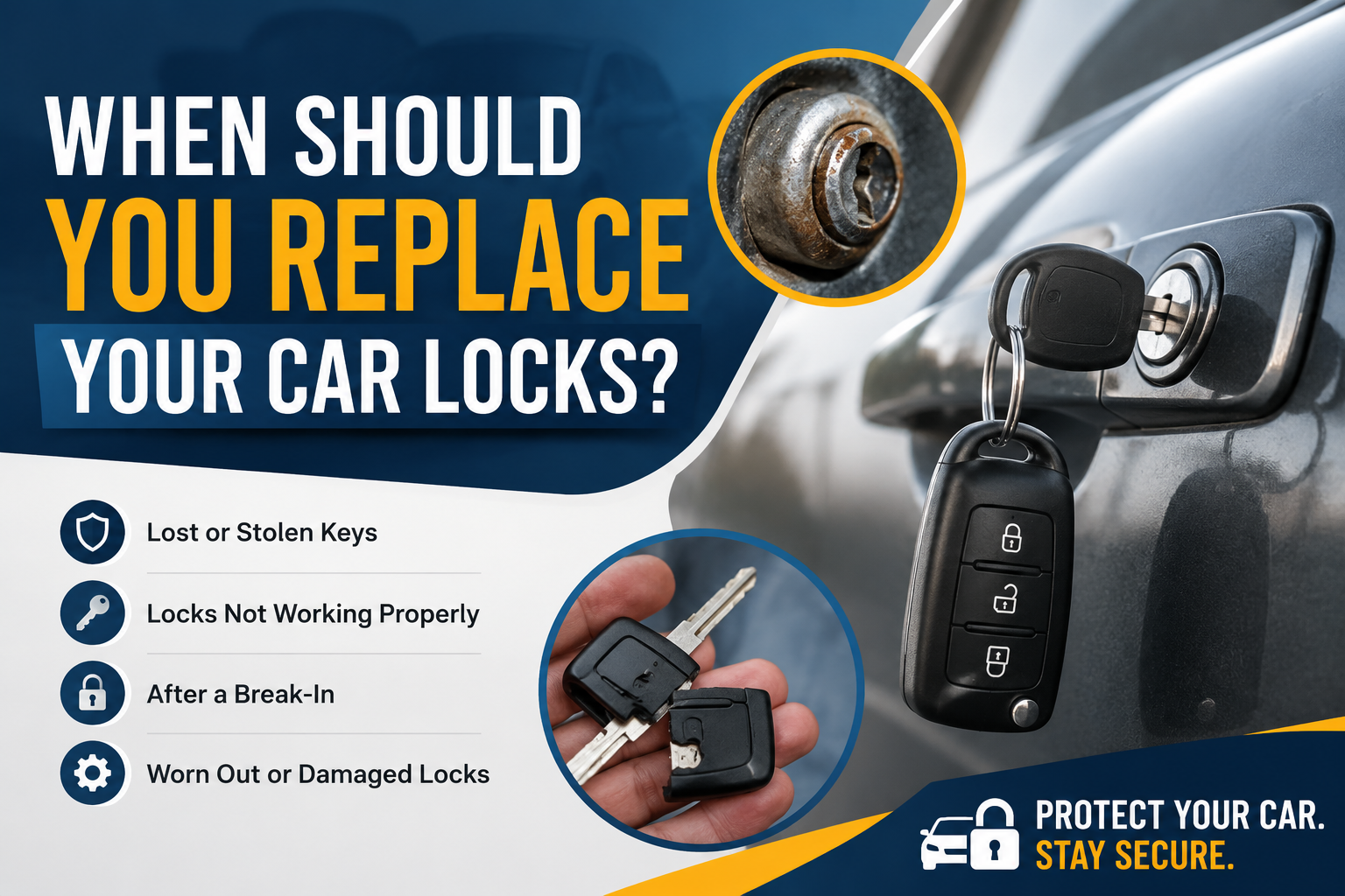 Rekey vs. Replace Your Car Locks