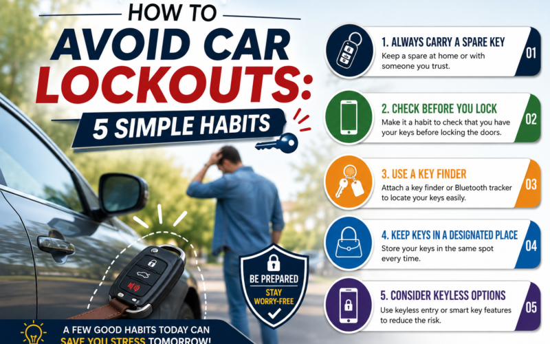How to Avoid Car Lockouts: 5 Simple Habits